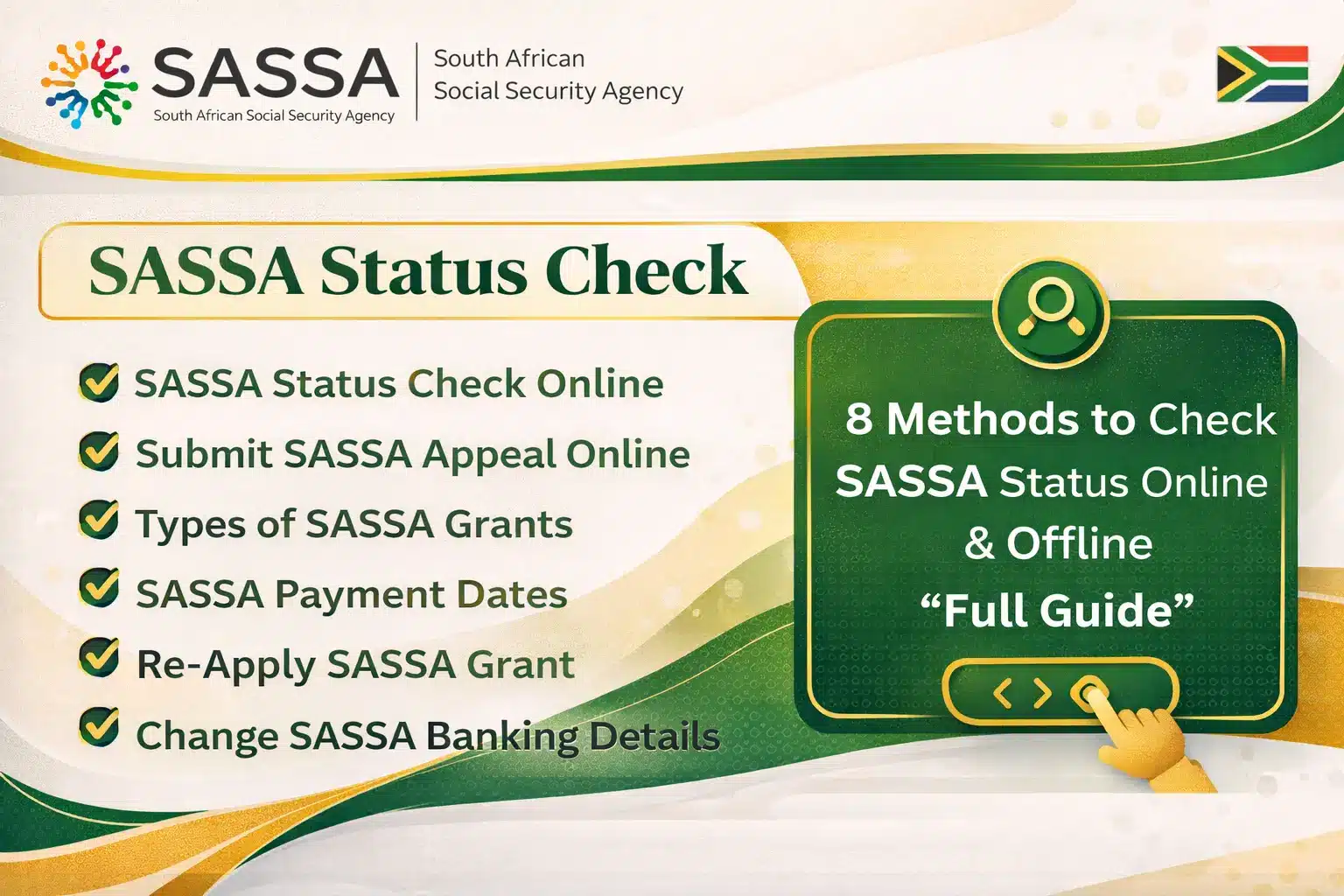 8 Methods to check SASSA Grant's Status