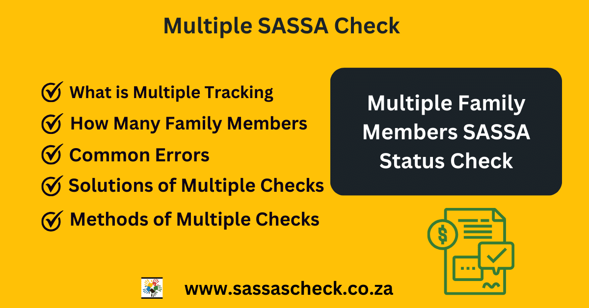 How to Check Family Members SASSA Status Payment