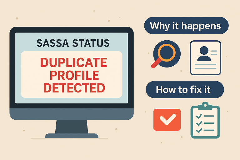SASSA Duplicate Profile Status Detected