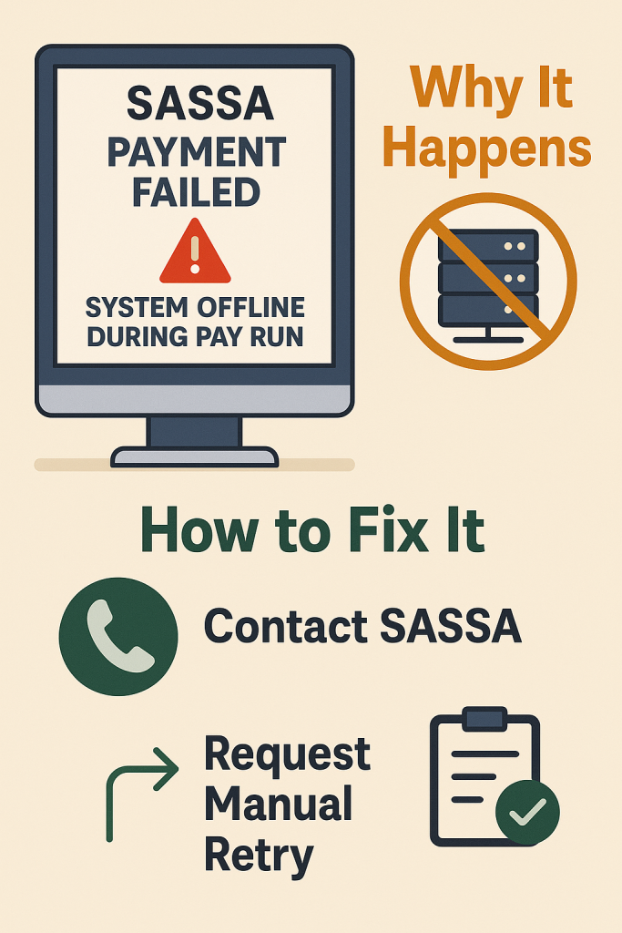 SASSA Payment Errors and their solution