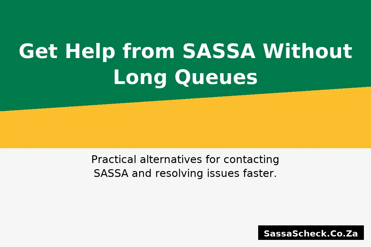 SASSA Help Line Urgent