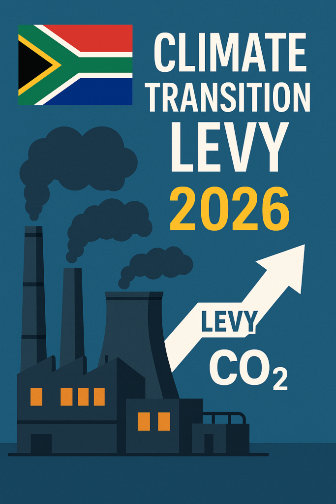South Africa Prepares Climate Transition Levy on Carbon Intensive Industries by 2026