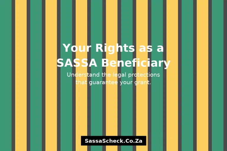 The Right to SASSA Grant & eligibility
