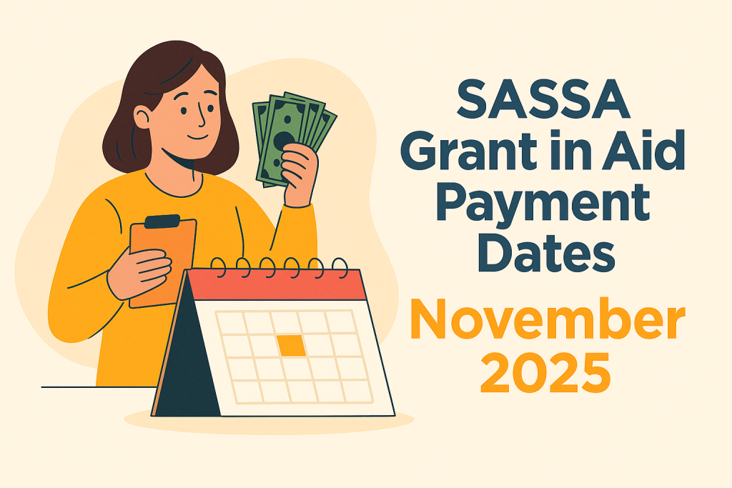 SASSA Grant in Aid Payment Dates November 2025