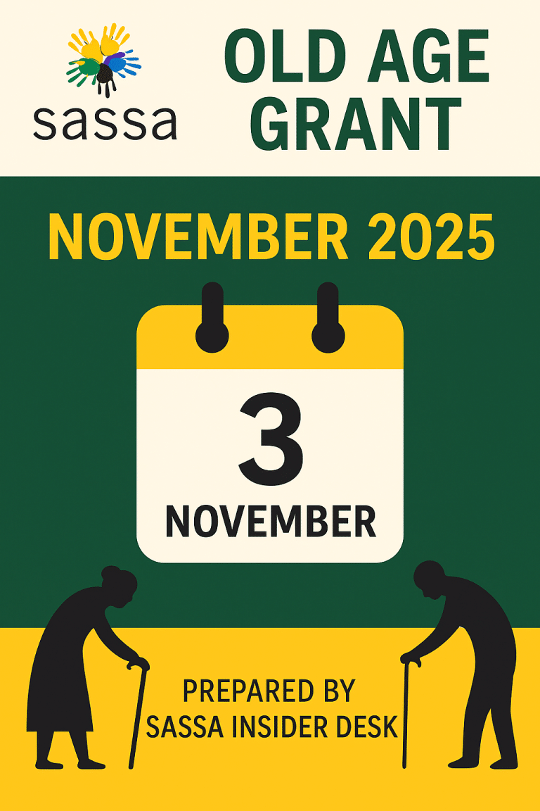 SASSA Pension Pay Date November 2025