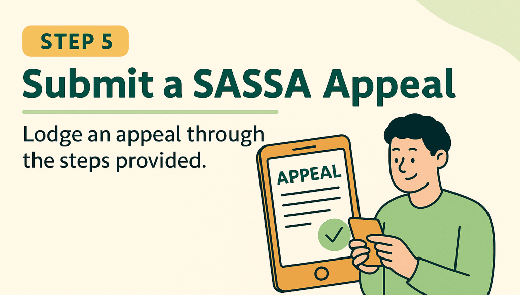 Submit SASSA Appeal