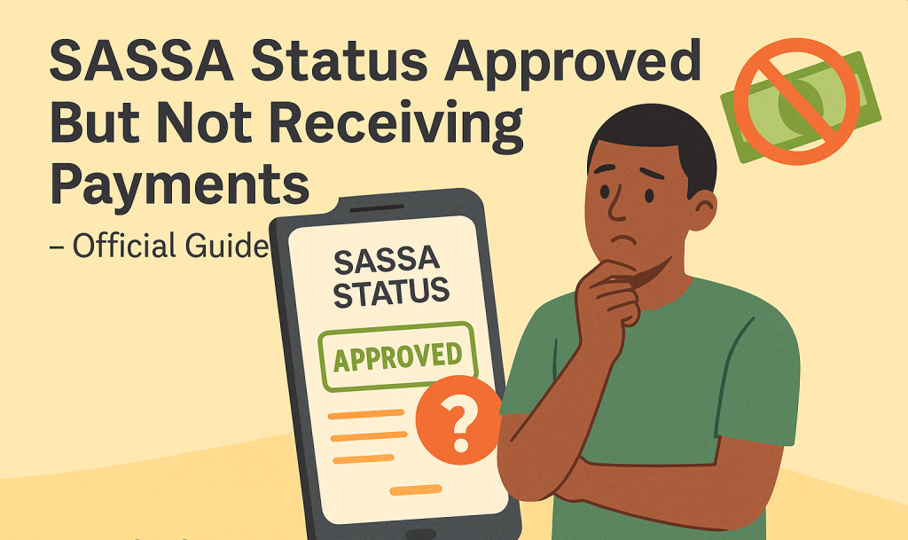 sassa status approved, but no income