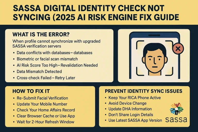 SASSA Digital Identity Check Not Syncing Explained with Simple Fixes