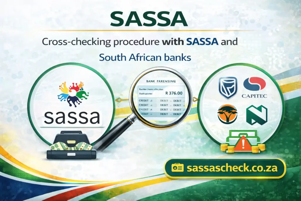 SASSA CrossCheck Information with South African Banks